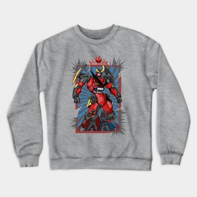 Pierce the Heavens (Blue Version) Crewneck Sweatshirt by PrismicDesigns